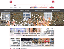 Tablet Screenshot of conseils-mariage.com