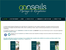 Tablet Screenshot of conseils-mariage.be